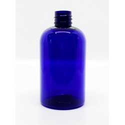 4 oz Cobalt Blue PET Boston Round 20-410 Bottle - 400 Count ($0.25 each, discounts for high volume orders)