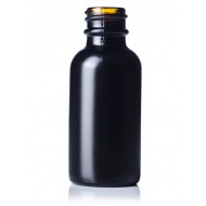 1oz Black-colored amber glass bottle - 180 bottles/case ($0.42 per bottle)