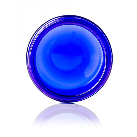 2oz Cobalt Blue Glass Jar - 42 jars/tray (As low as 64¢ per jar)
