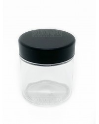 39¢ 3oz CLEAR GLASS JARS with Child Resistant Caps - only $0.39/jar!