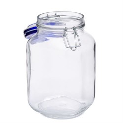 67oz Glass Wire Bale Jar (price is per jar)
